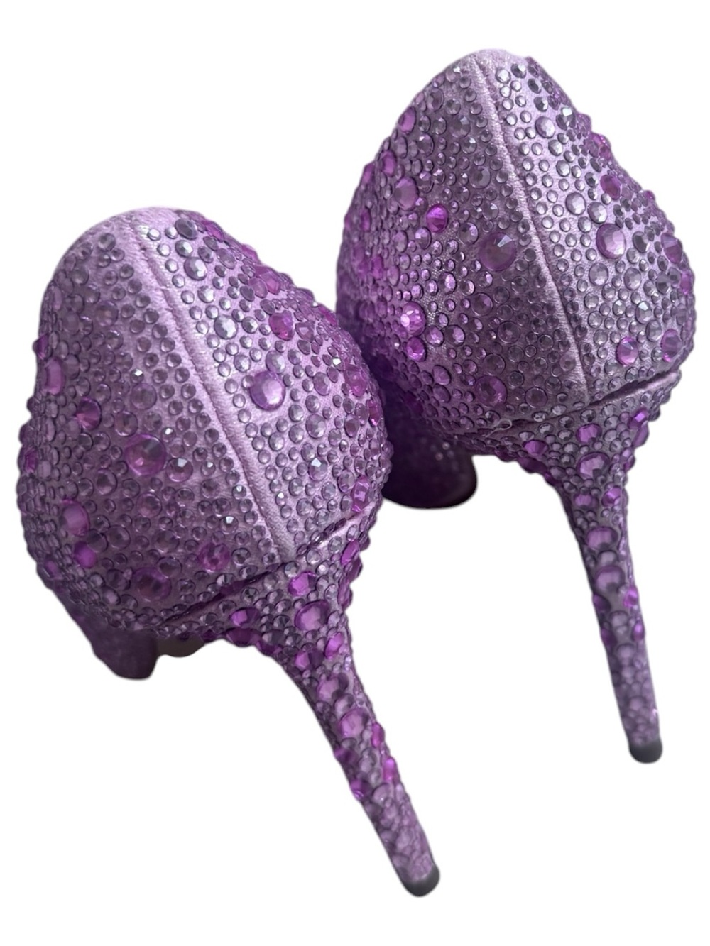 Steve Madden Lilac Crystal Pointed-Toe Stiletto Pumps - Picture 5 of 6